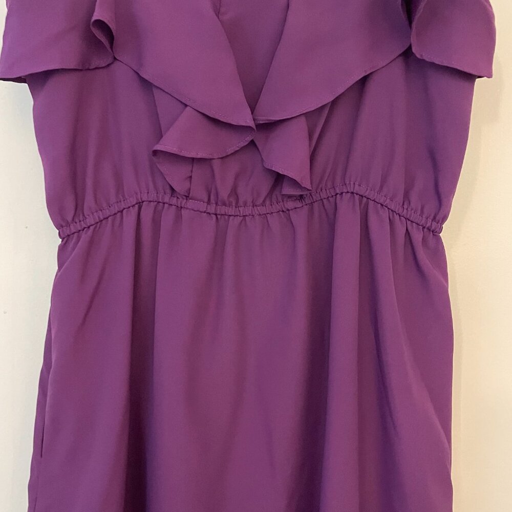 Bcbgeneration Spaghetti Strap Sleeveless Purple P… - image 5